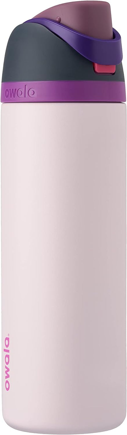 Owala FreeSip Insulated Stainless Steel Water Bottle with Straw, BPA-Free Sports Water Bottle, Great for Travel, 32 Oz, Denim